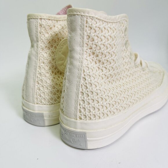 Converse Women’s Chuck 70 Hi Egret Lilac Daze Canvas Sneaker A07534C Size 9.5 - Picture 4 of 8